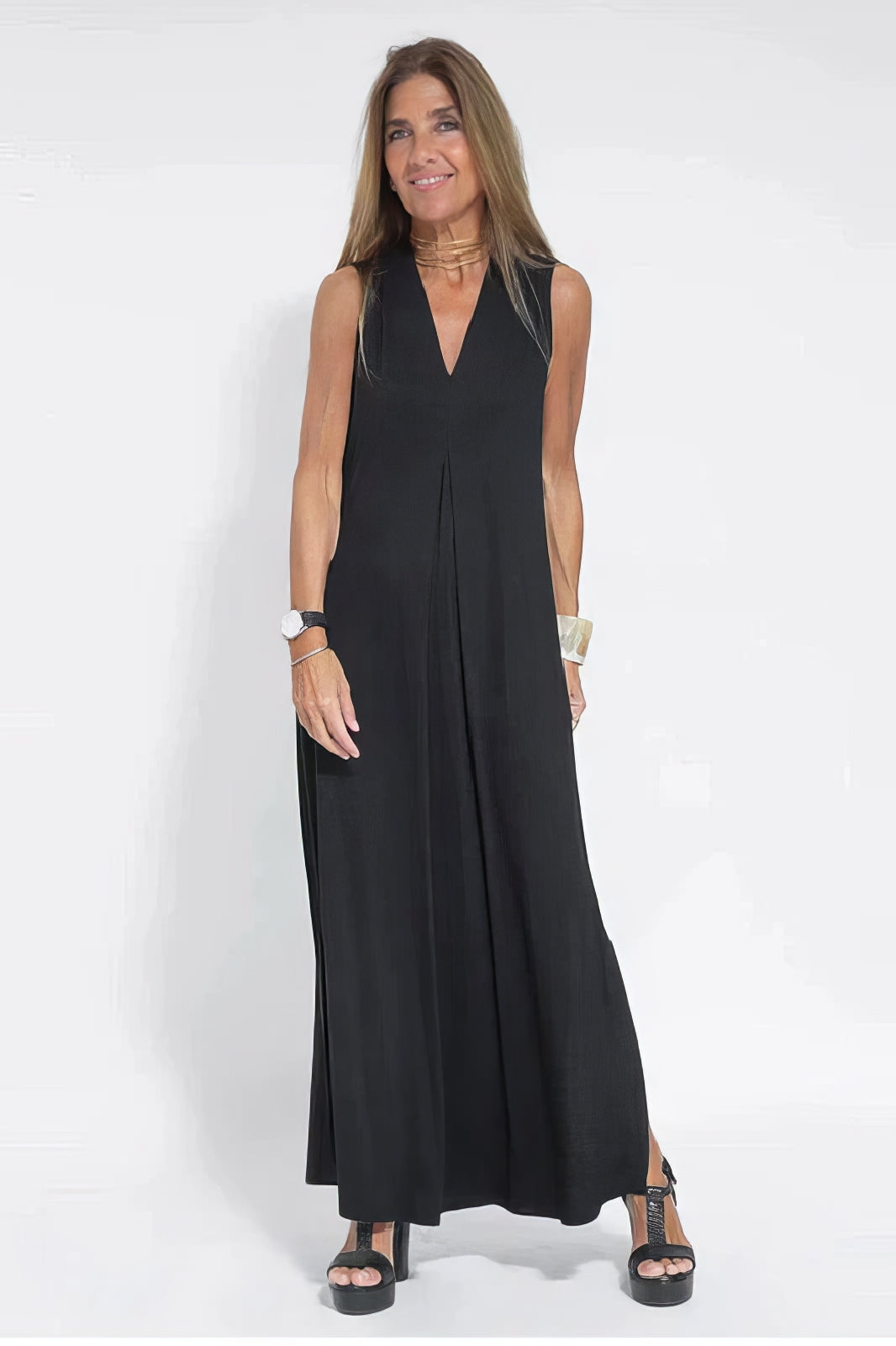 Ava™ | Vestido largo elegante + cárdigan