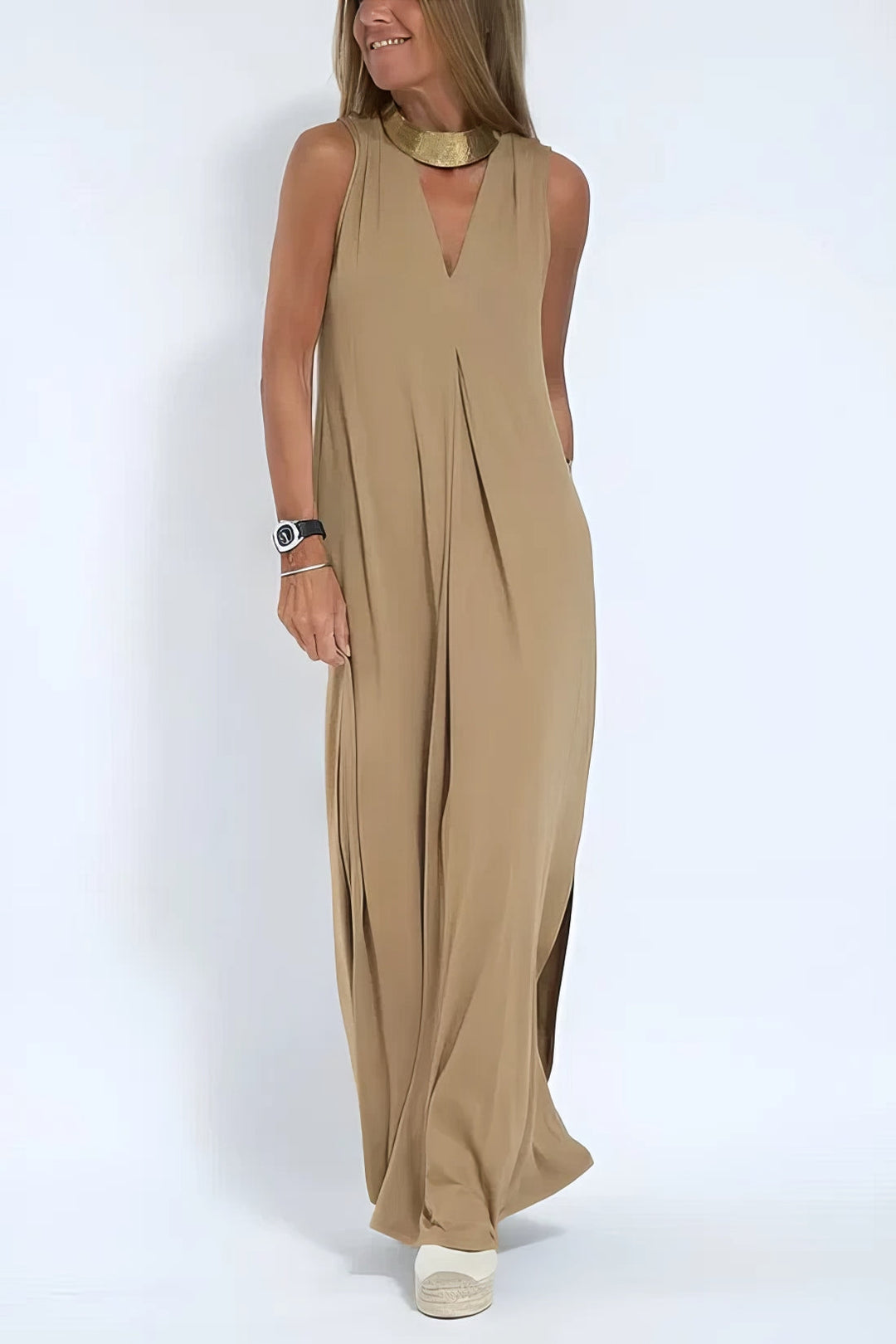 Ava™ | Vestido largo elegante + cárdigan