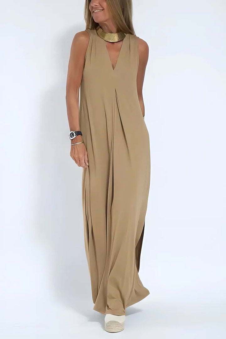 Ava™ | Vestido largo elegante + cárdigan