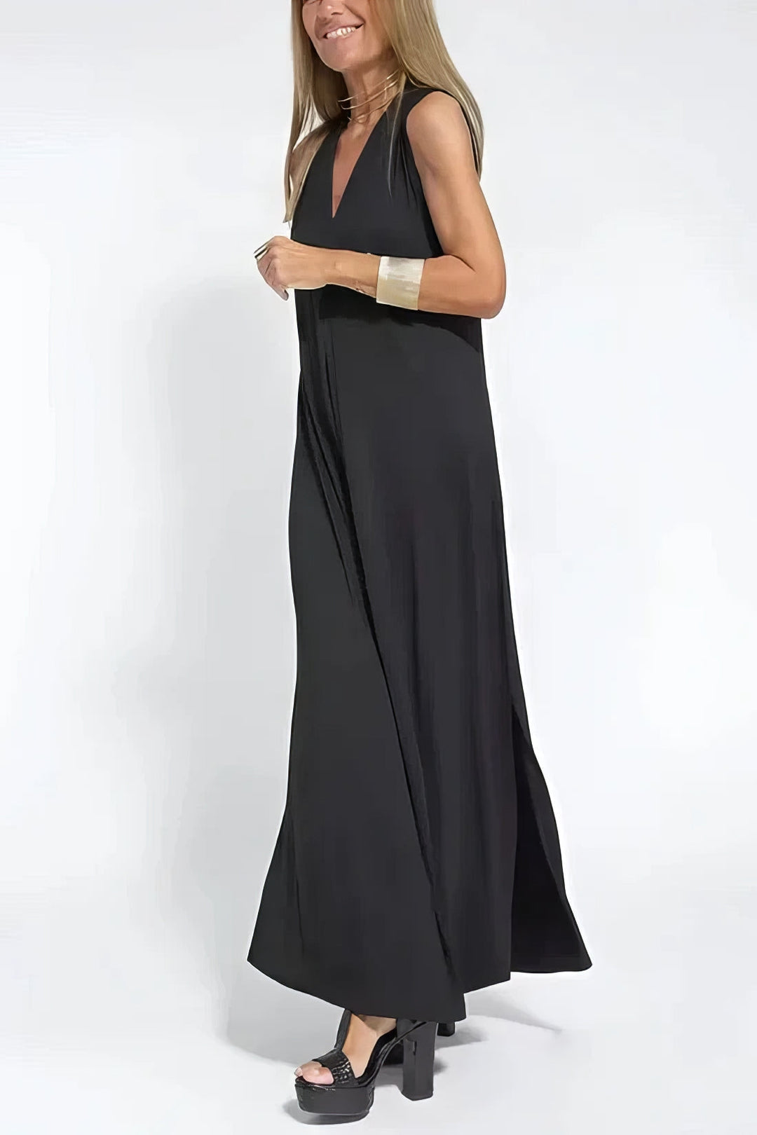 Ava™ | Vestido largo elegante + cárdigan